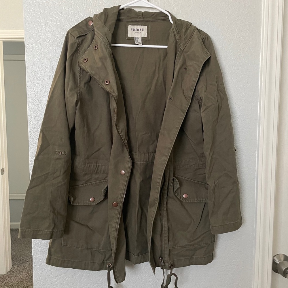 Army Green Utility Jacket size Small